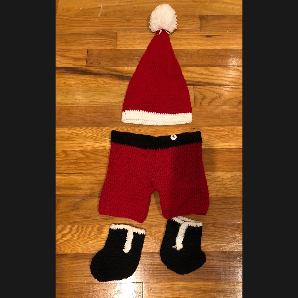 Crochet Santa Outfit
